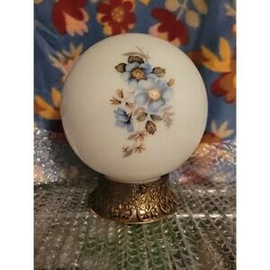 Vintage Ouoizel Globe Ball Lighting Shade 8" Tall